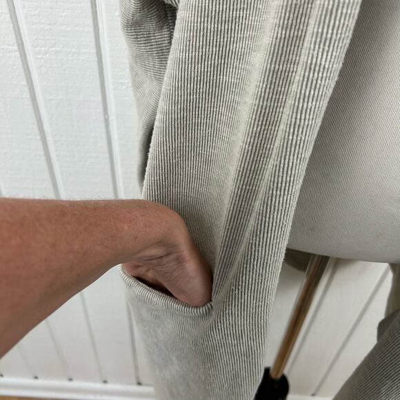 Donni Women Ribbed 3/4 Sleeve Open Duster Cardigan Sweater Gray Lounge One Size - Picture 3 of 7